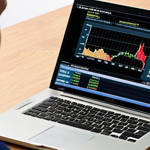 A person carefully examining currency exchange rates on a laptop screen, highlighting the importance of choosing a secure online platform. Focus on conveying trust and financial awareness.